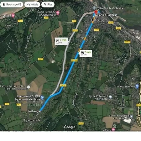 Jungle 2 Parking 10min Port Et Apartment Honfleur